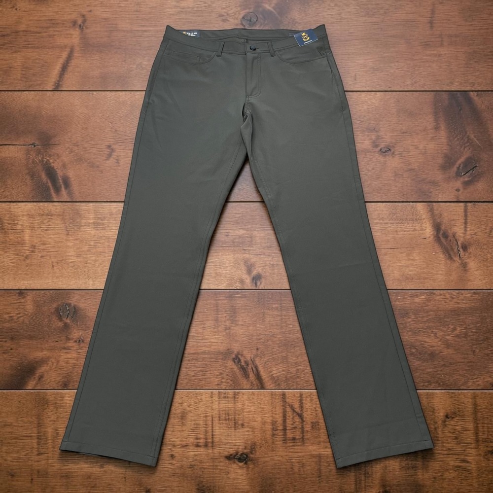 NEW Wallin & Bros Mens Performance Stretch Pants Dark Grey 33x32 WB433855MN